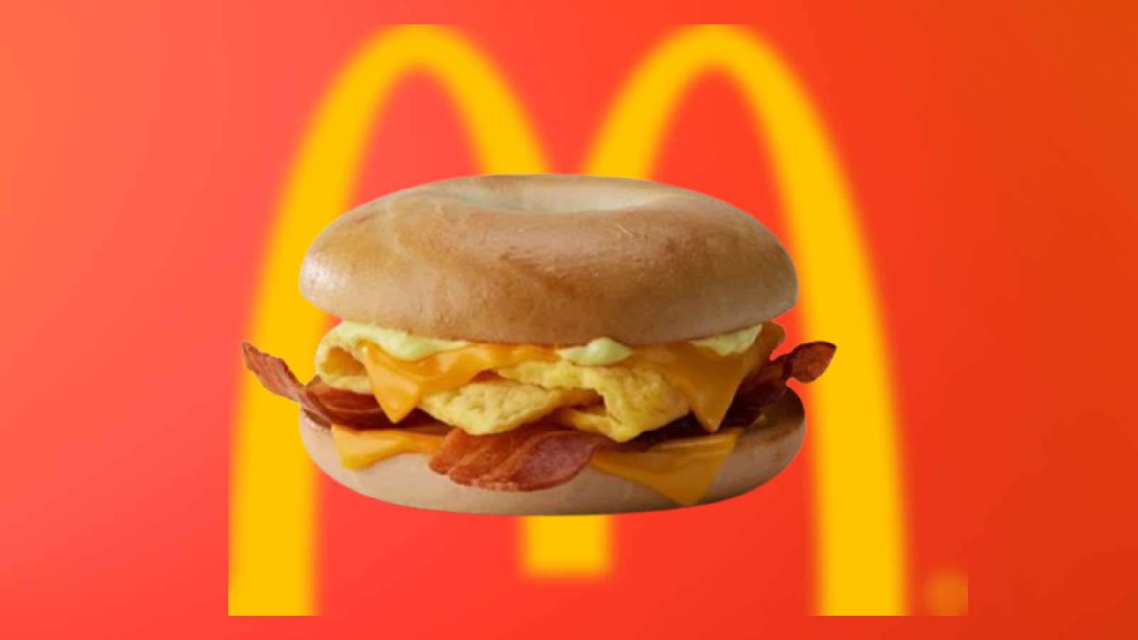 McDonald's breakfast bagel