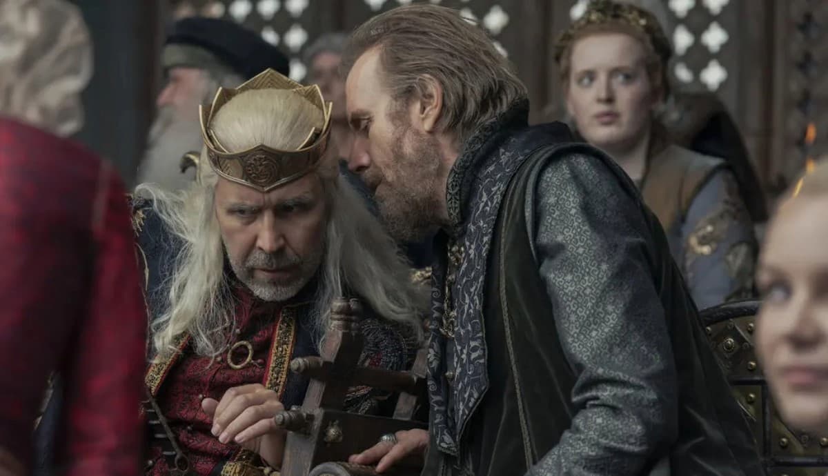 Paddy Considine as Viserys and Rhys Ifans as Otto Hightower