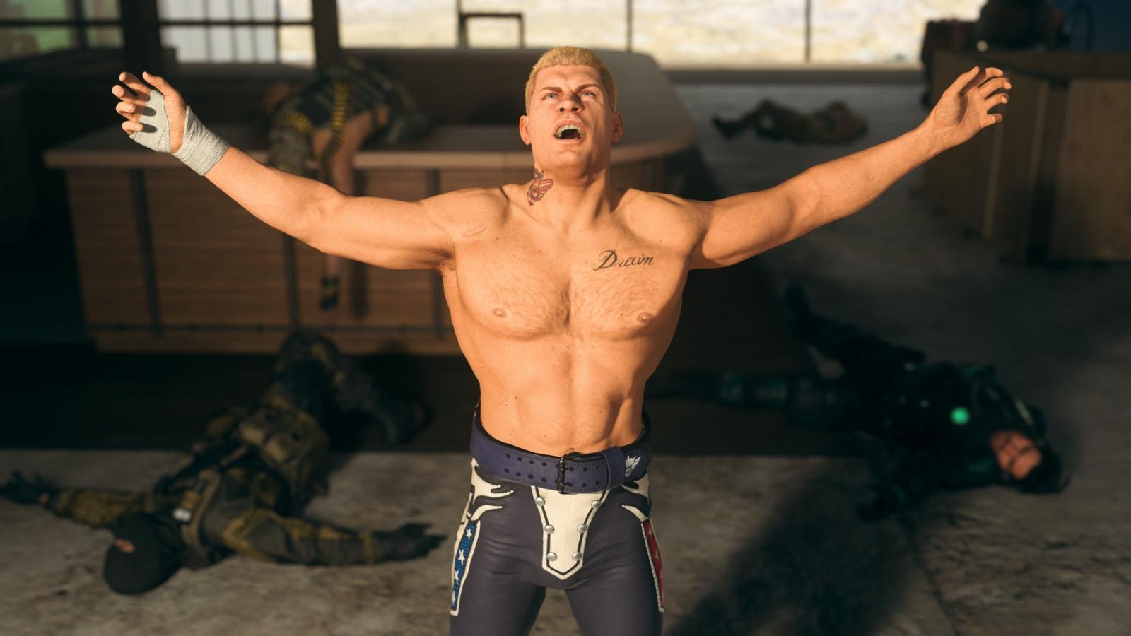 Cody Rhodes WWE Operator Skin in Modern Warfare 3 and Warzone