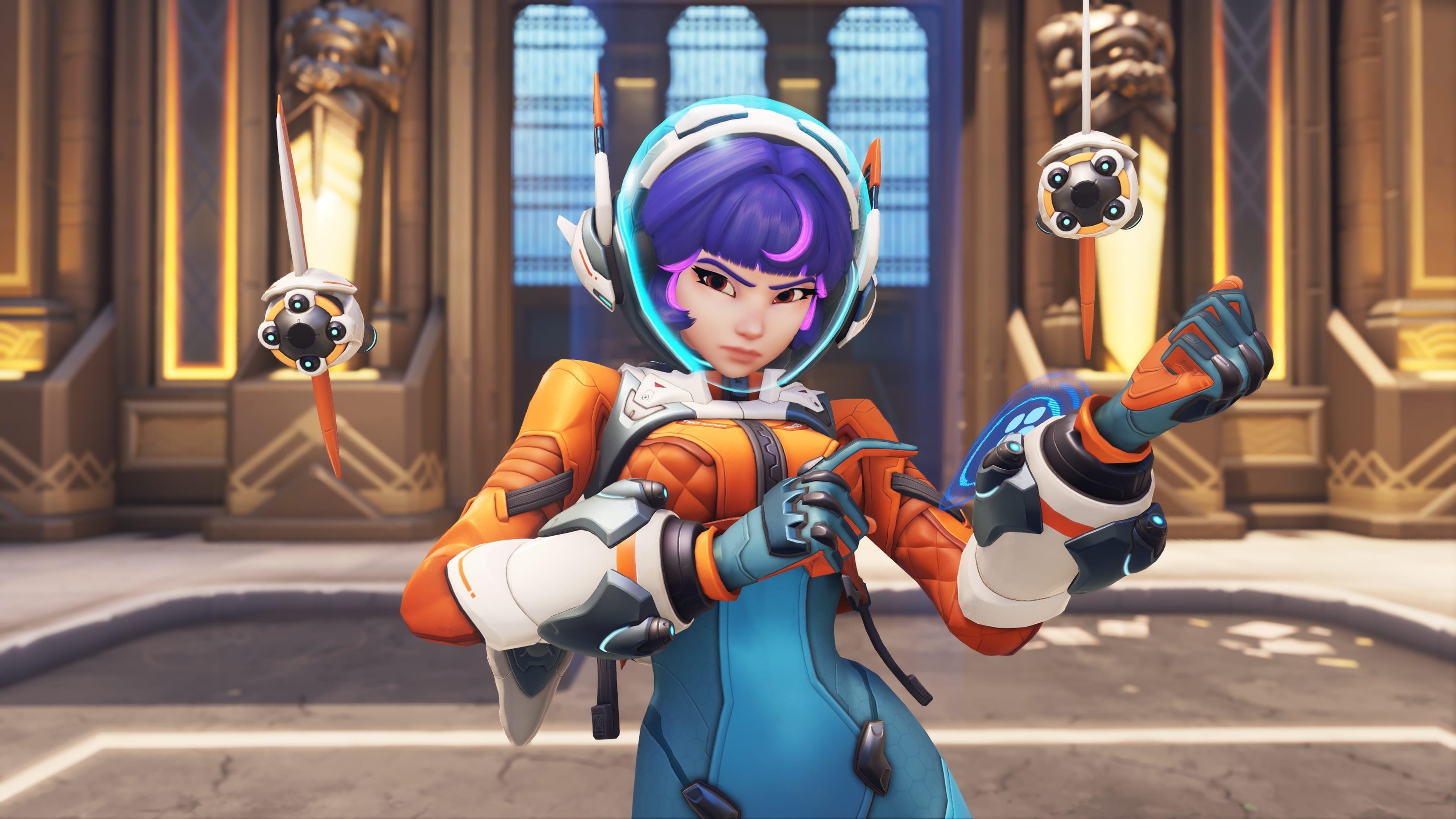 Juno with her Torpedos in Overwatch 2