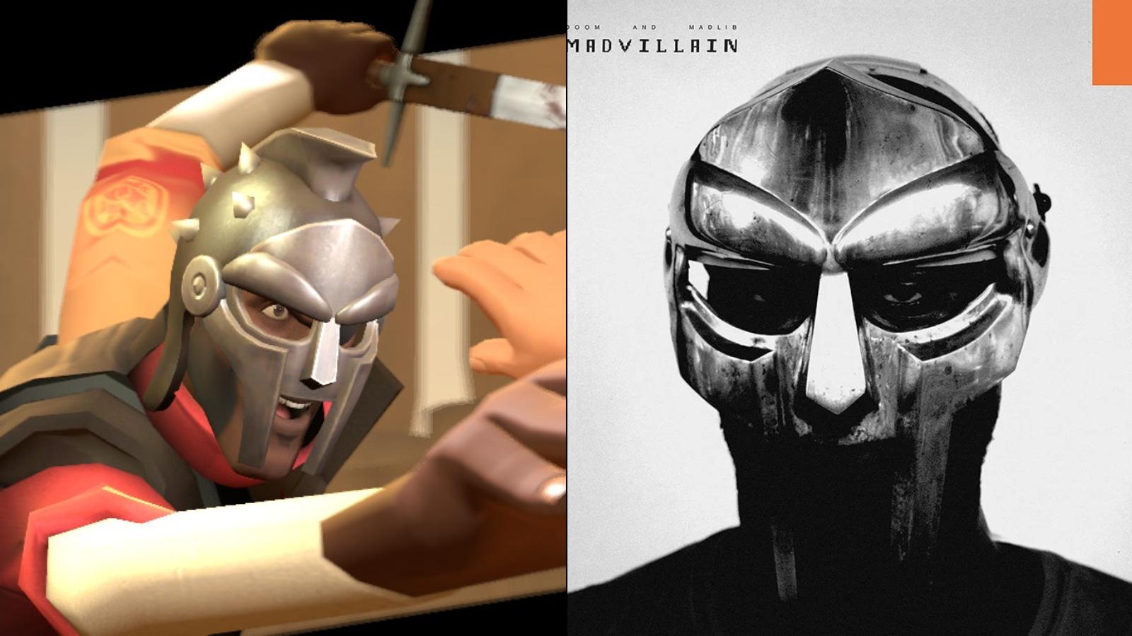 Team Fortress 2 hat referencing MF DOOM