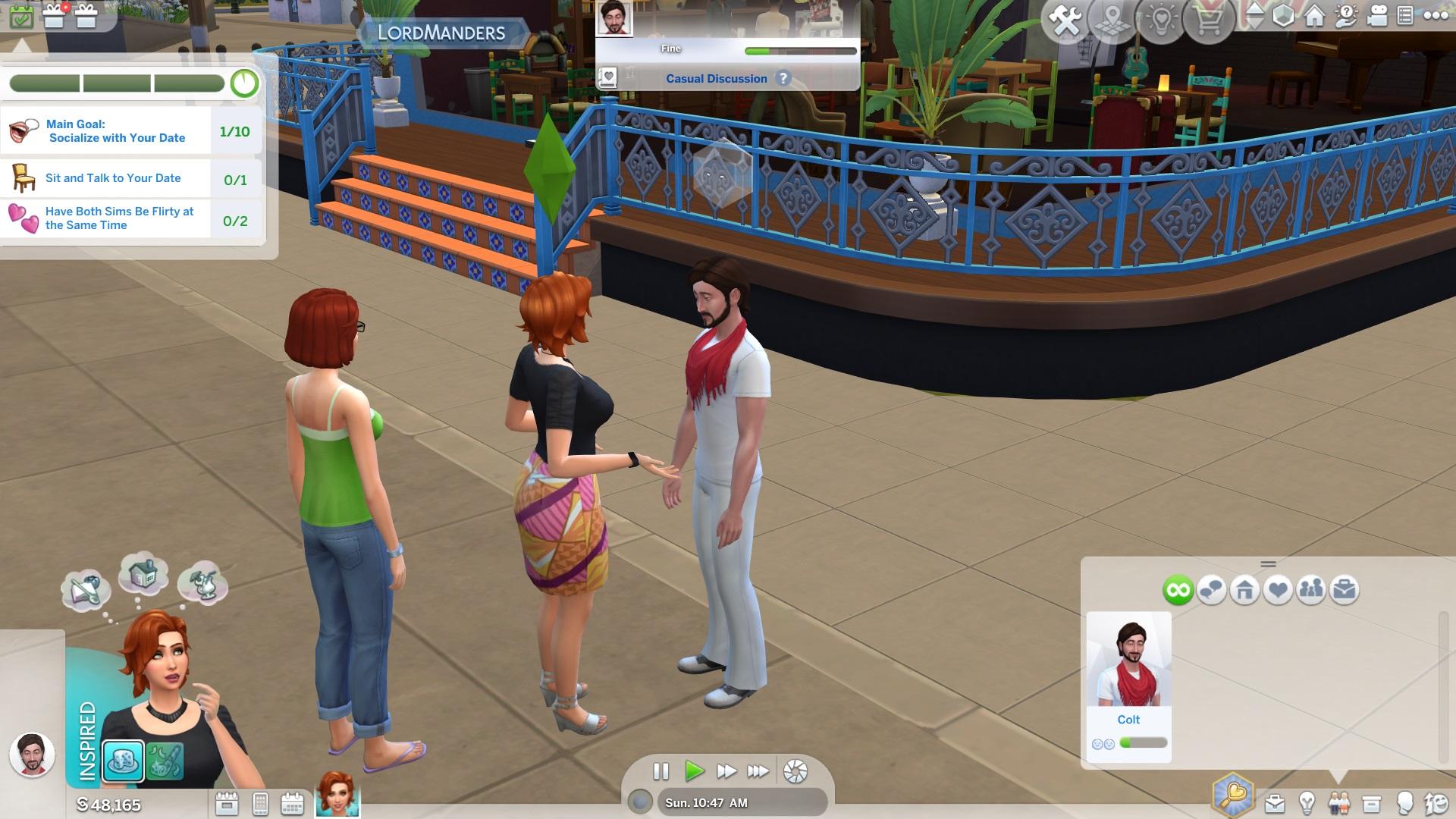 Los Sims 4 enamorados