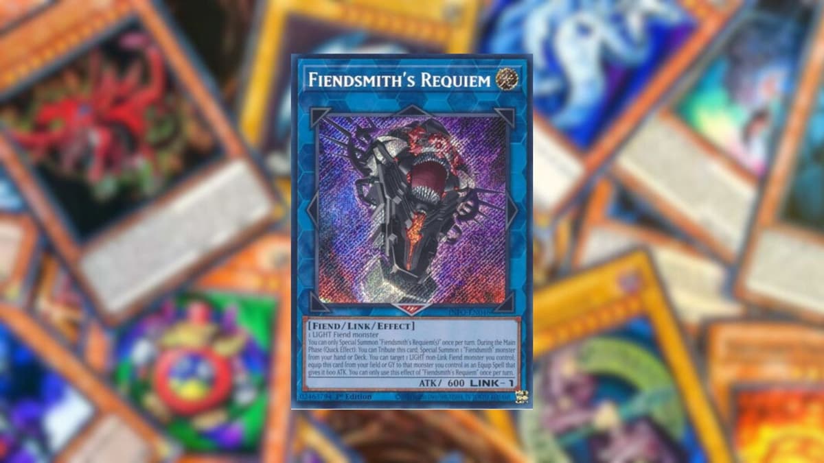 The Fiendsmith's Requiem card from Yu-Gi-Oh! Infinite Forbidden