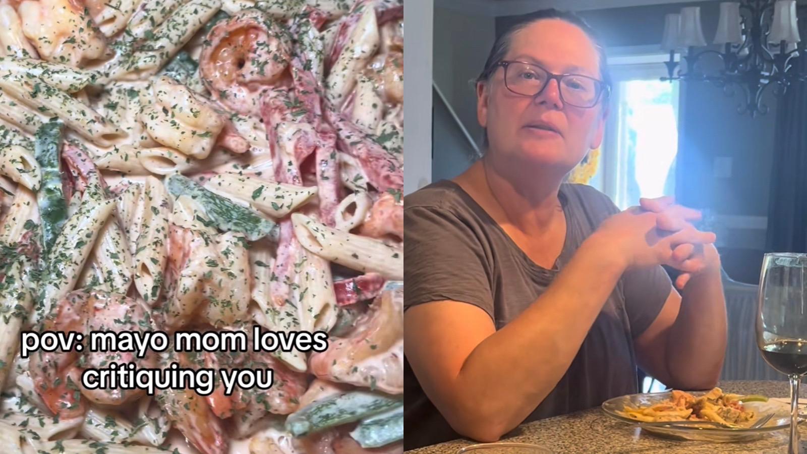 mayo mom critics daughter's cooking