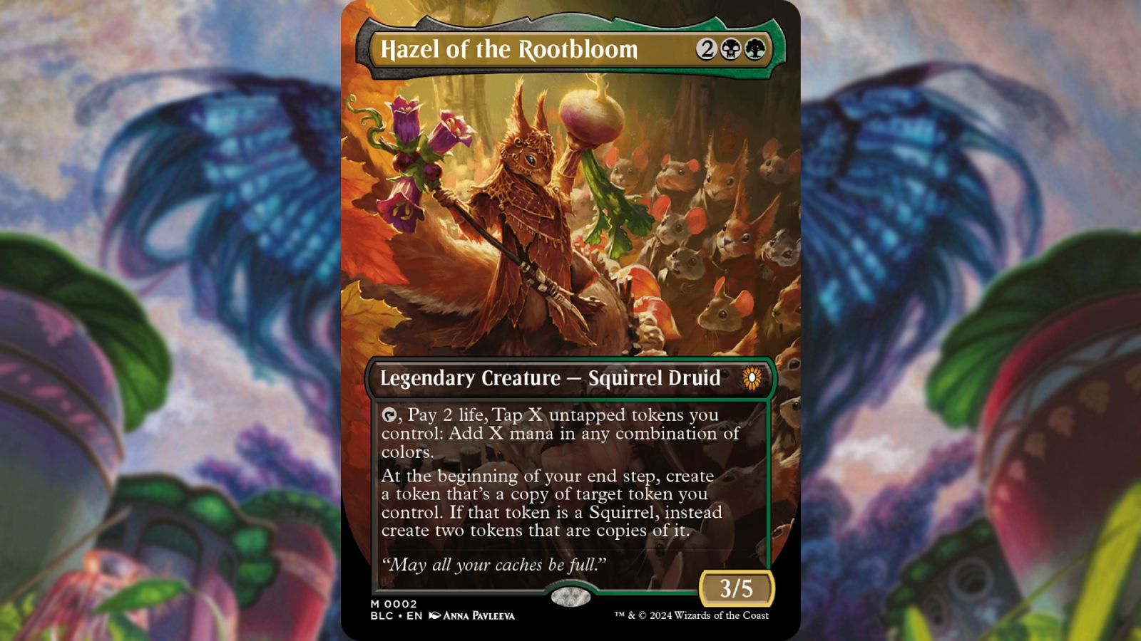 MTG Bloomburrow Hazel of the Rootbloom