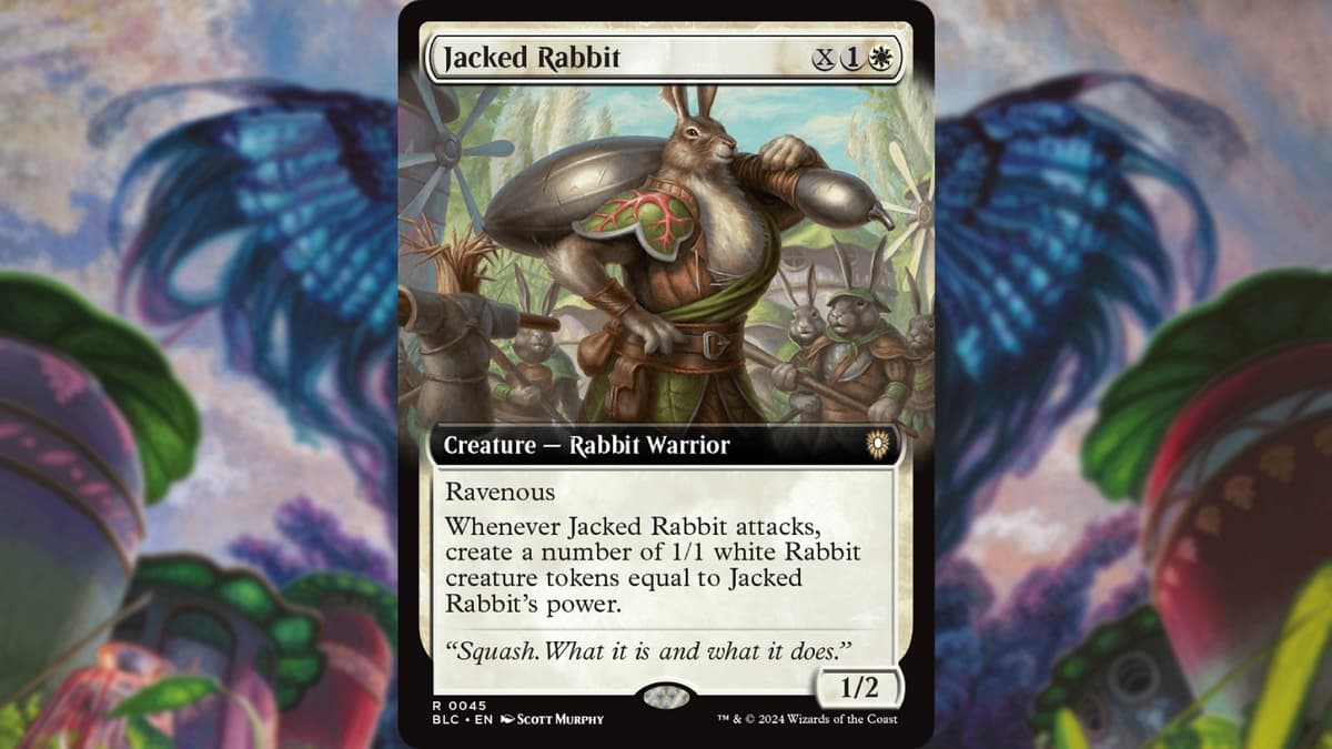 MTG Bloomburrow Jacked Rabbit