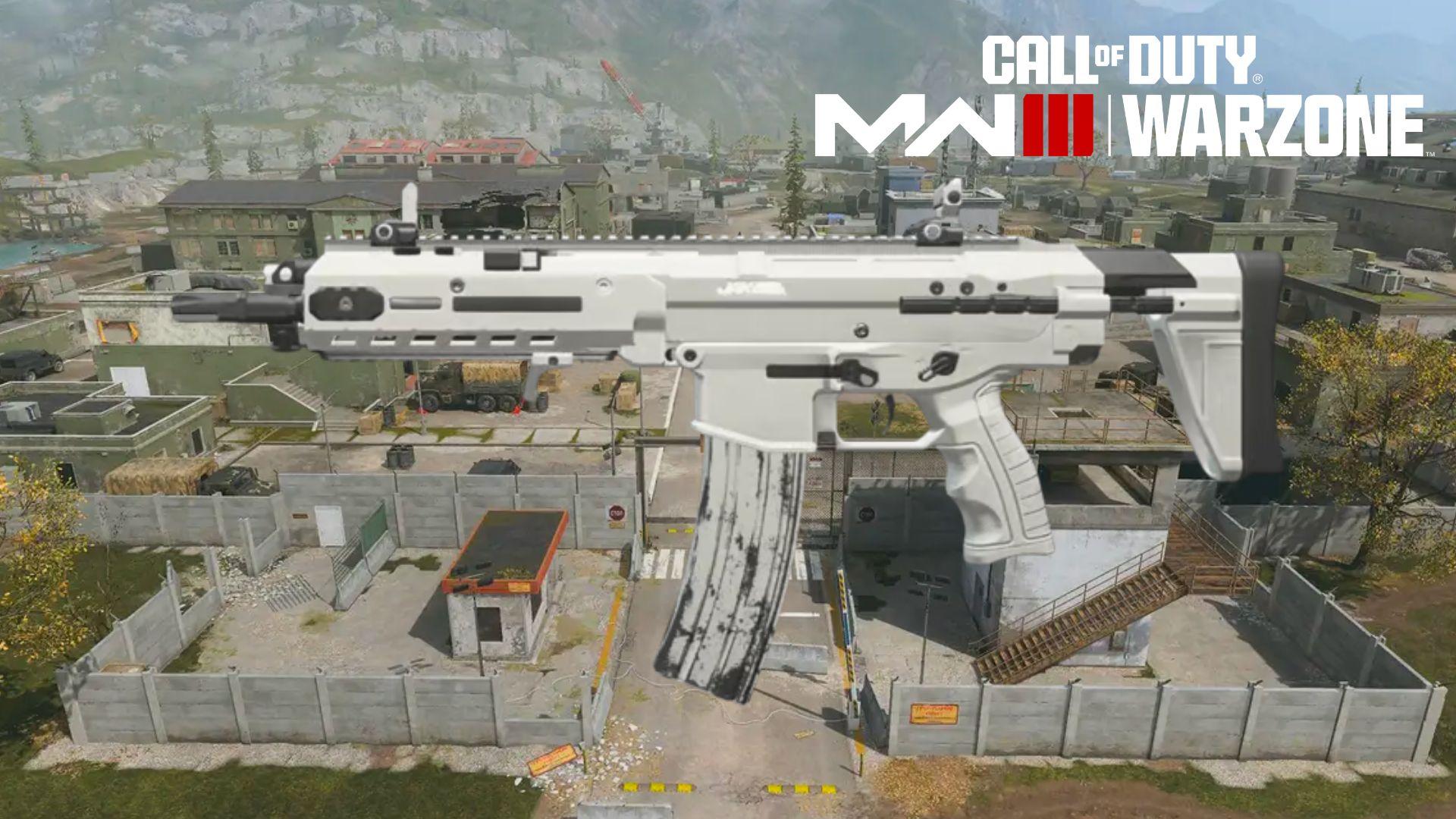 White MCW assault rifle in Warzone