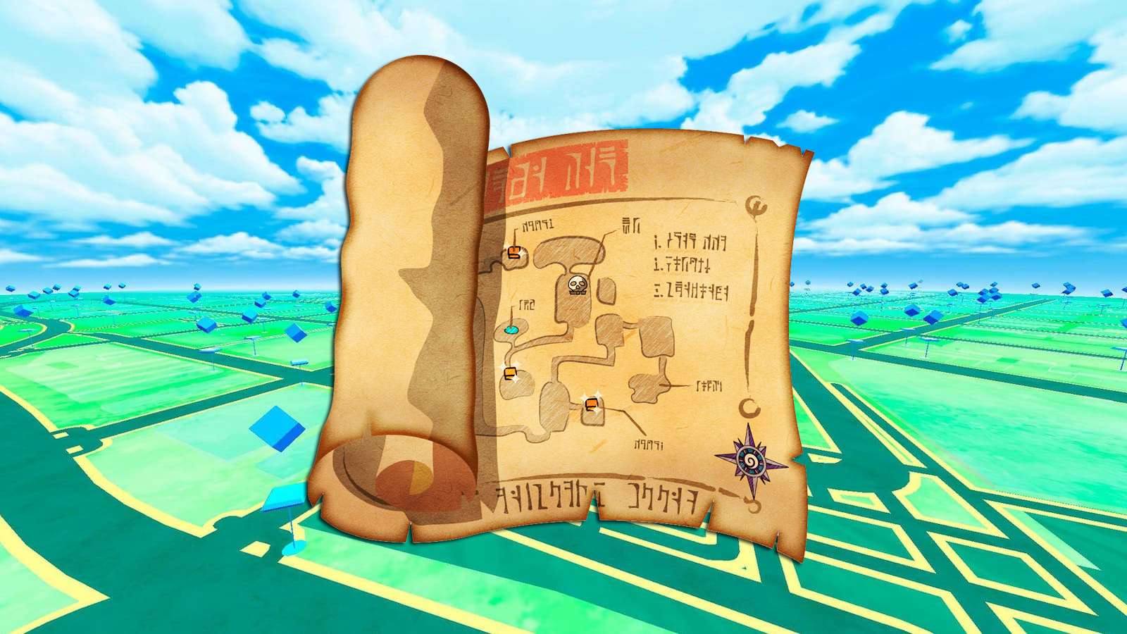 Pokemon Go map has a "Zelda Dungeon" maze