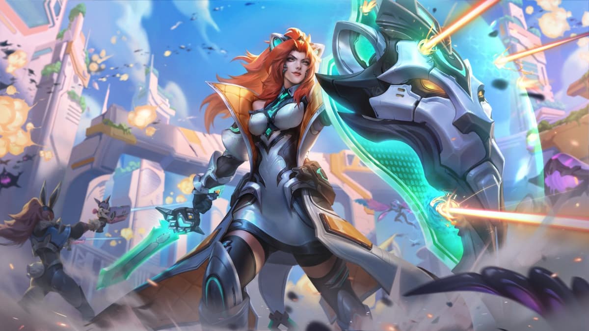 battle Lion Leona splash art