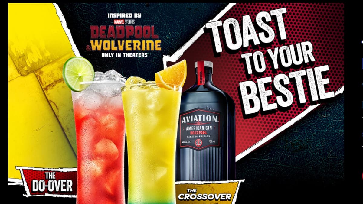 Deadpool & Wolverine inspired drinks