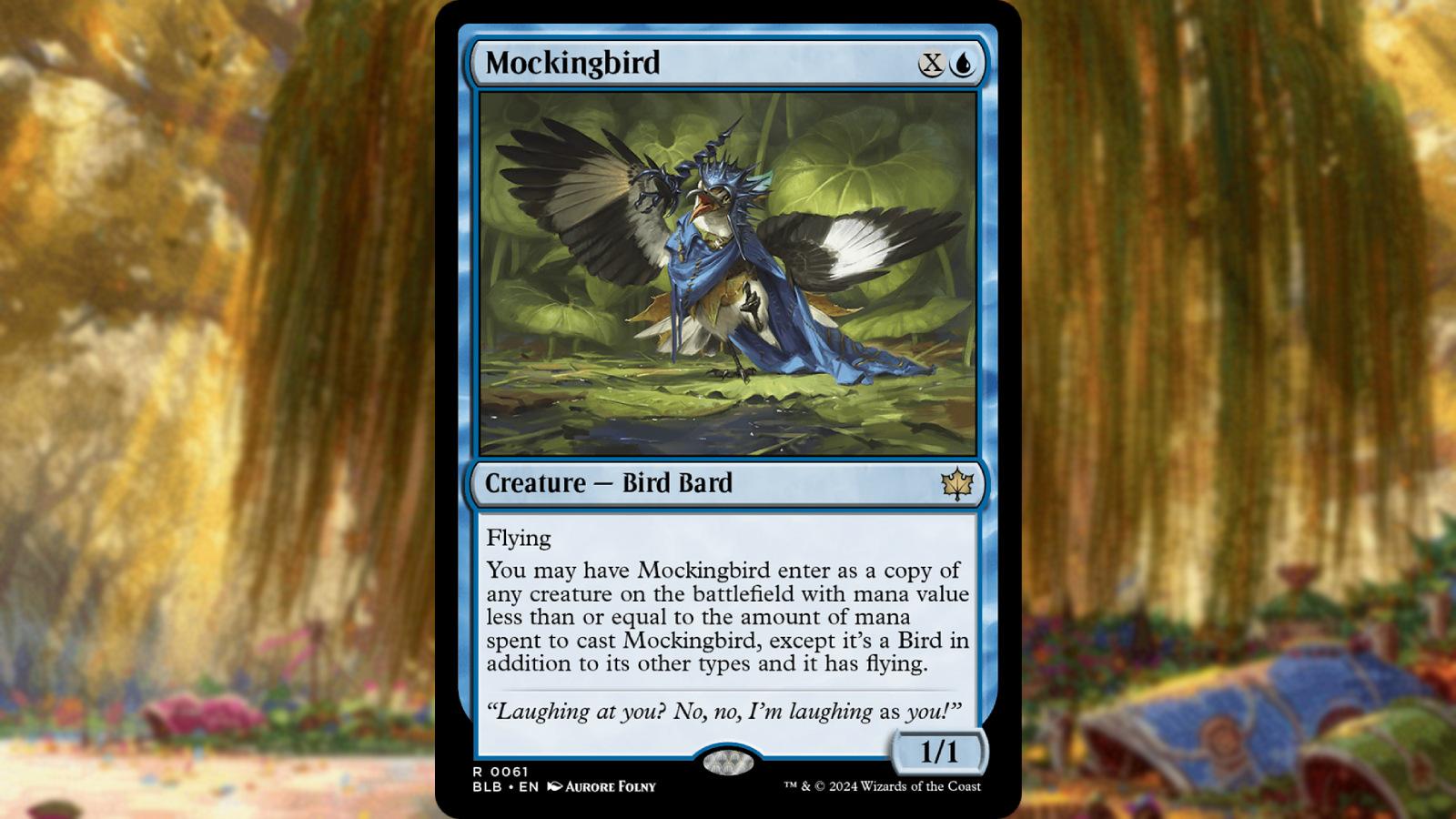 MTG Bloomburrow Draft Mockingbird