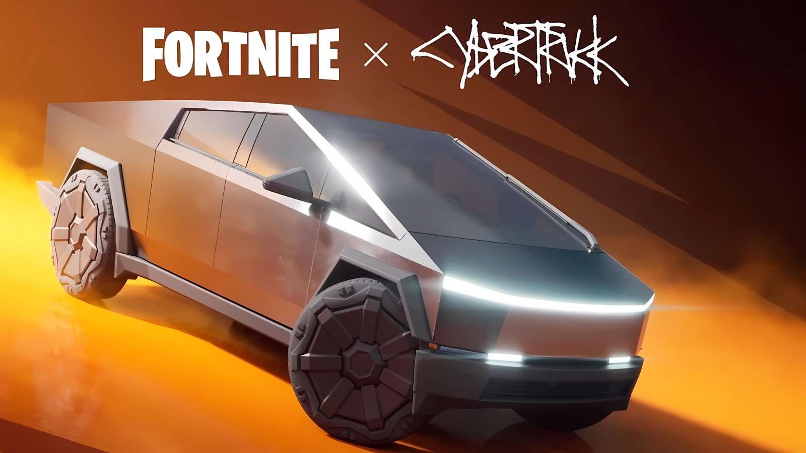 Cybertruck cover in Fortnite