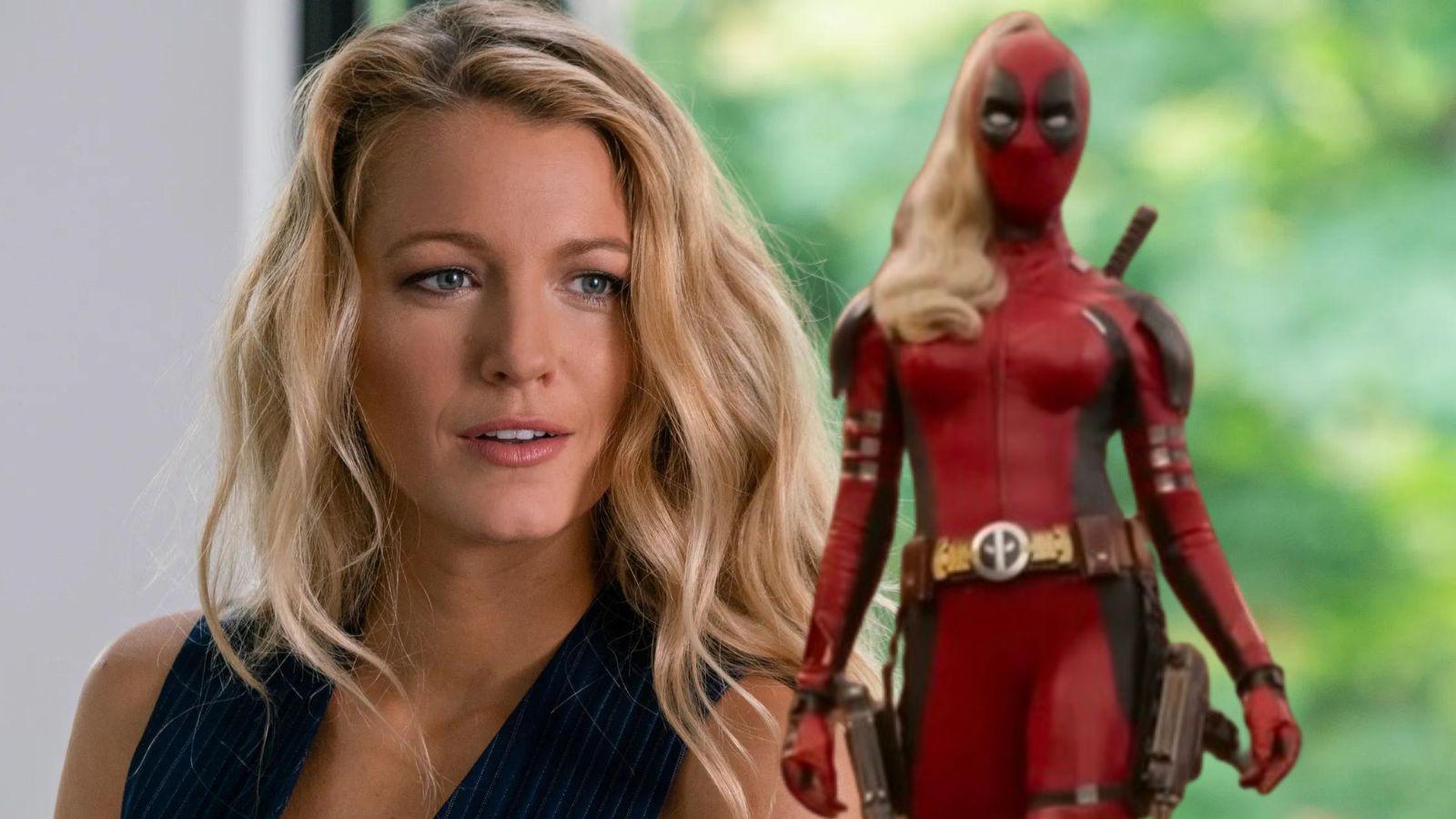 Lady Deadpool and Blake Lively in A Simple Favour