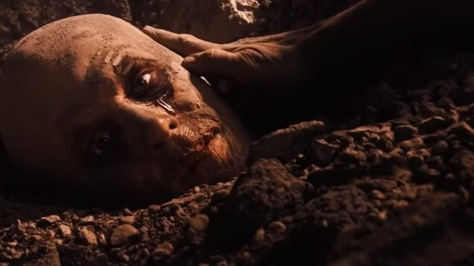 Deadpool's severed head in the ending of X-Men Origins: Wolverine