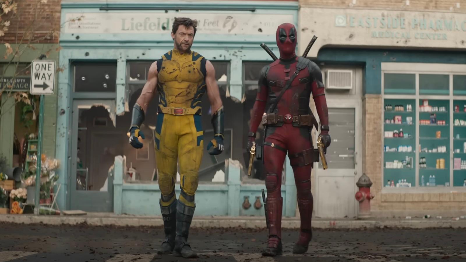 Hugh Jackman and Ryan Reynolds in Deadpool & Wolverine