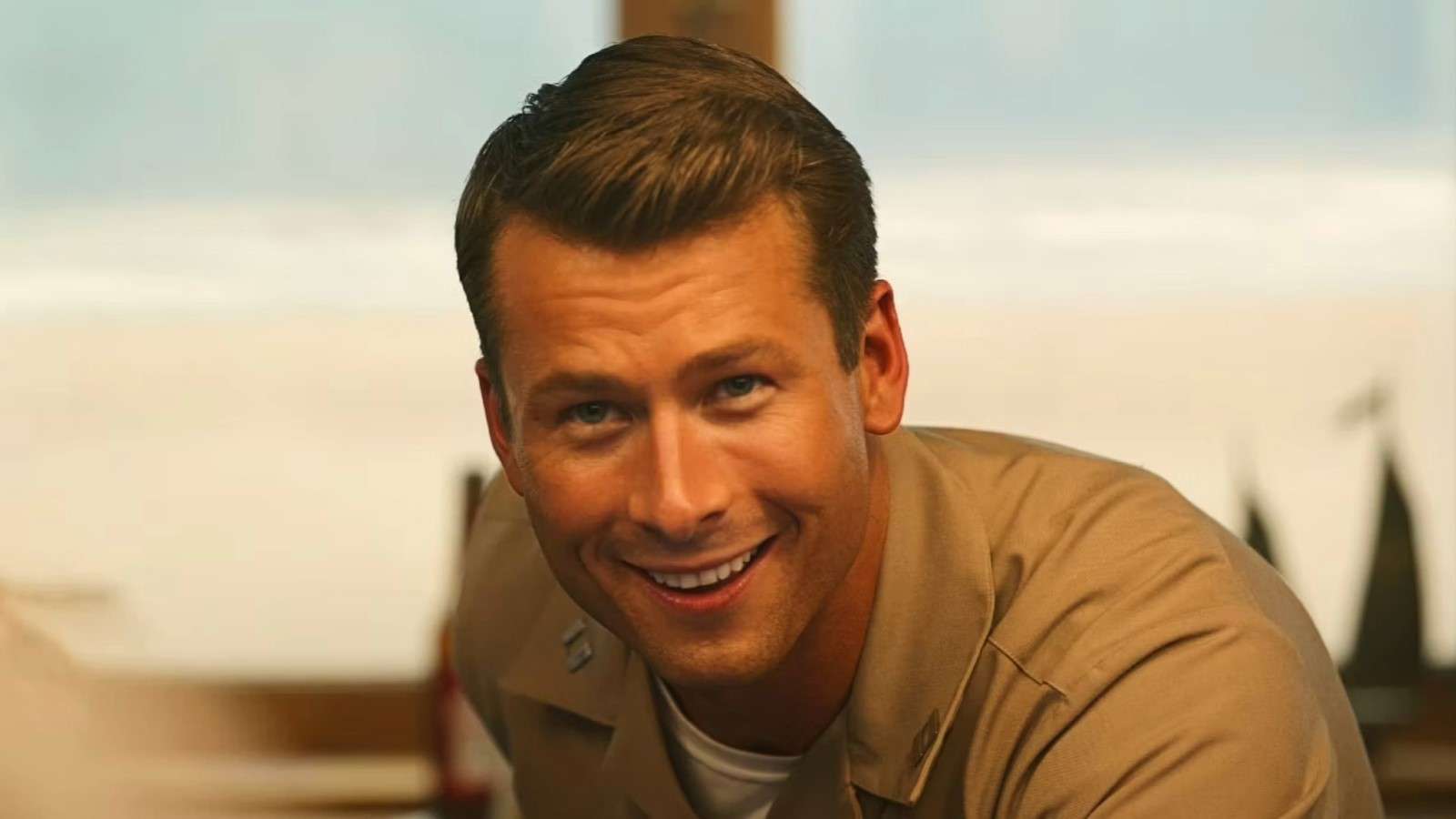 Glenn Powell as Hangman in Top Gun: Maverick