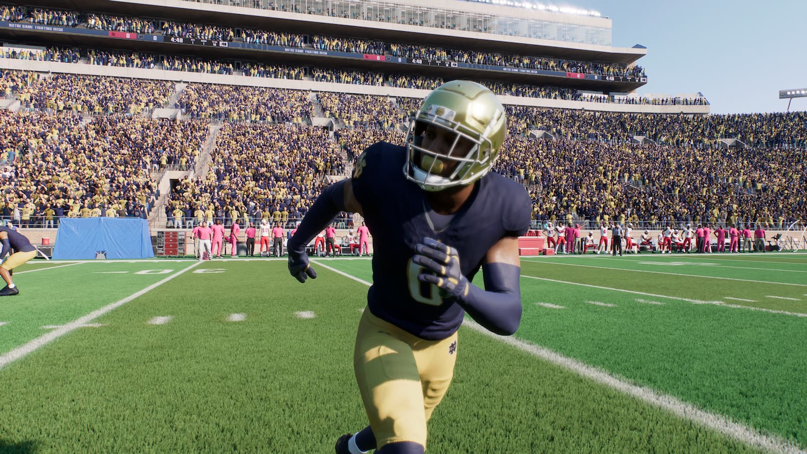 Notre Dame player CFB 25