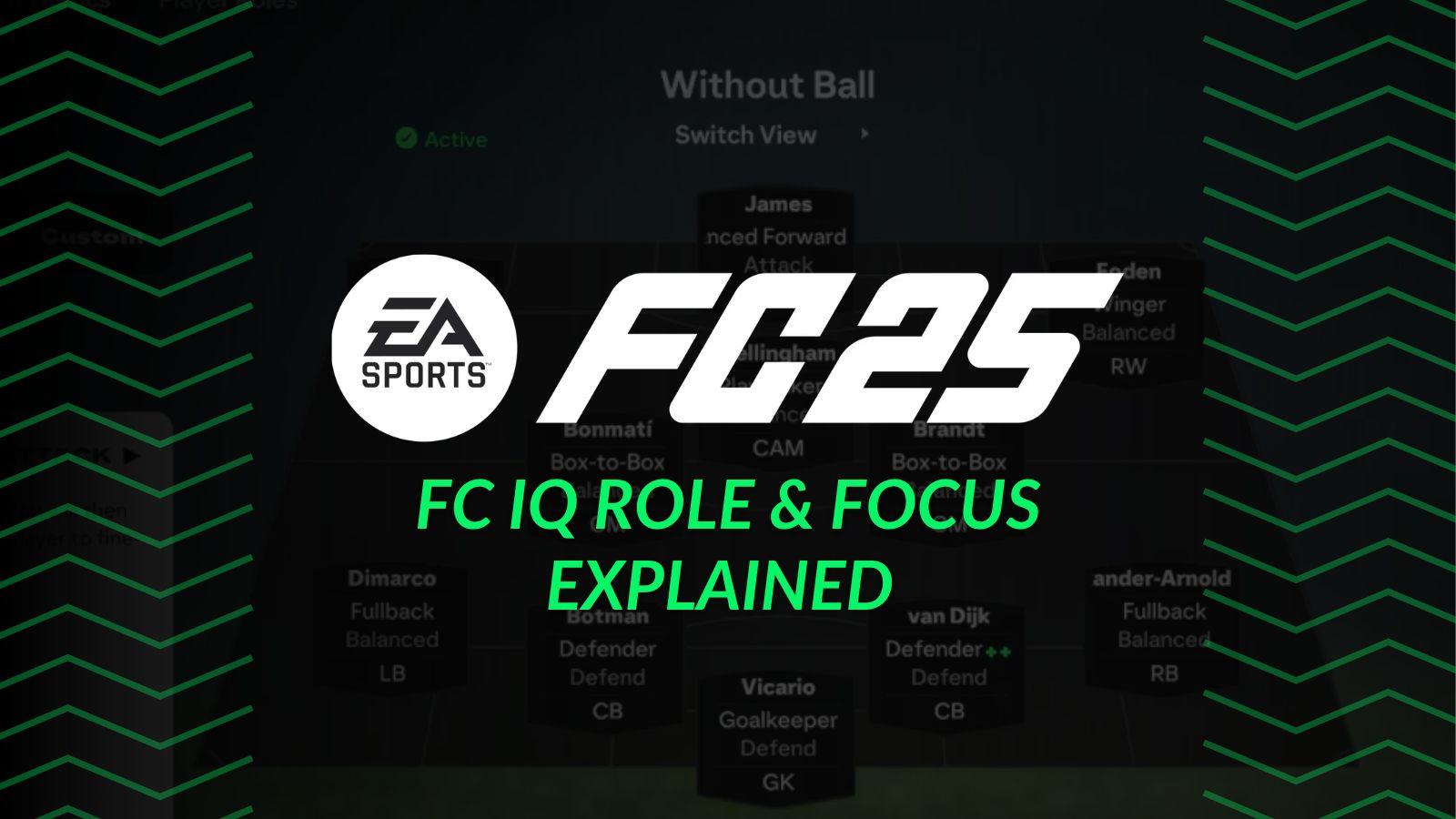 EA FC 25 FC IQ ROLE FOCUSES EXPLAINED DEXERTO