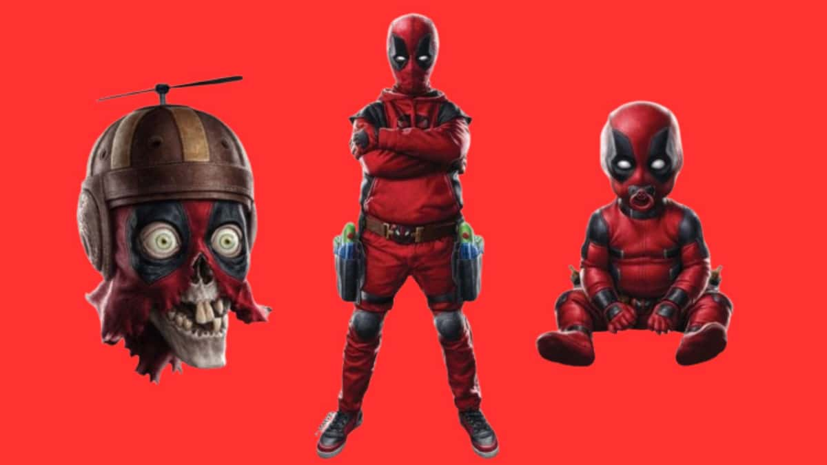 Different variants of Deadpool