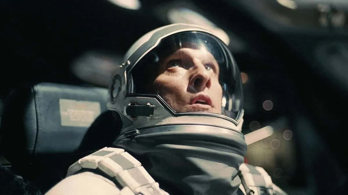 Matthew McConaughey as Cooper in Interstellar