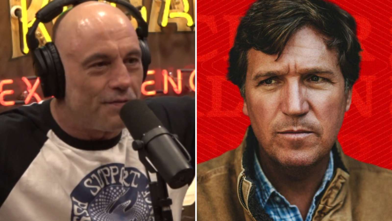 joe rogan experience and tucker carlson