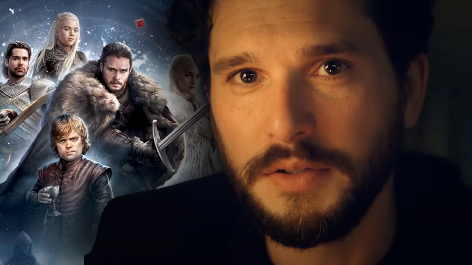 Kit Harington in the Game of Thrones: Legends advert