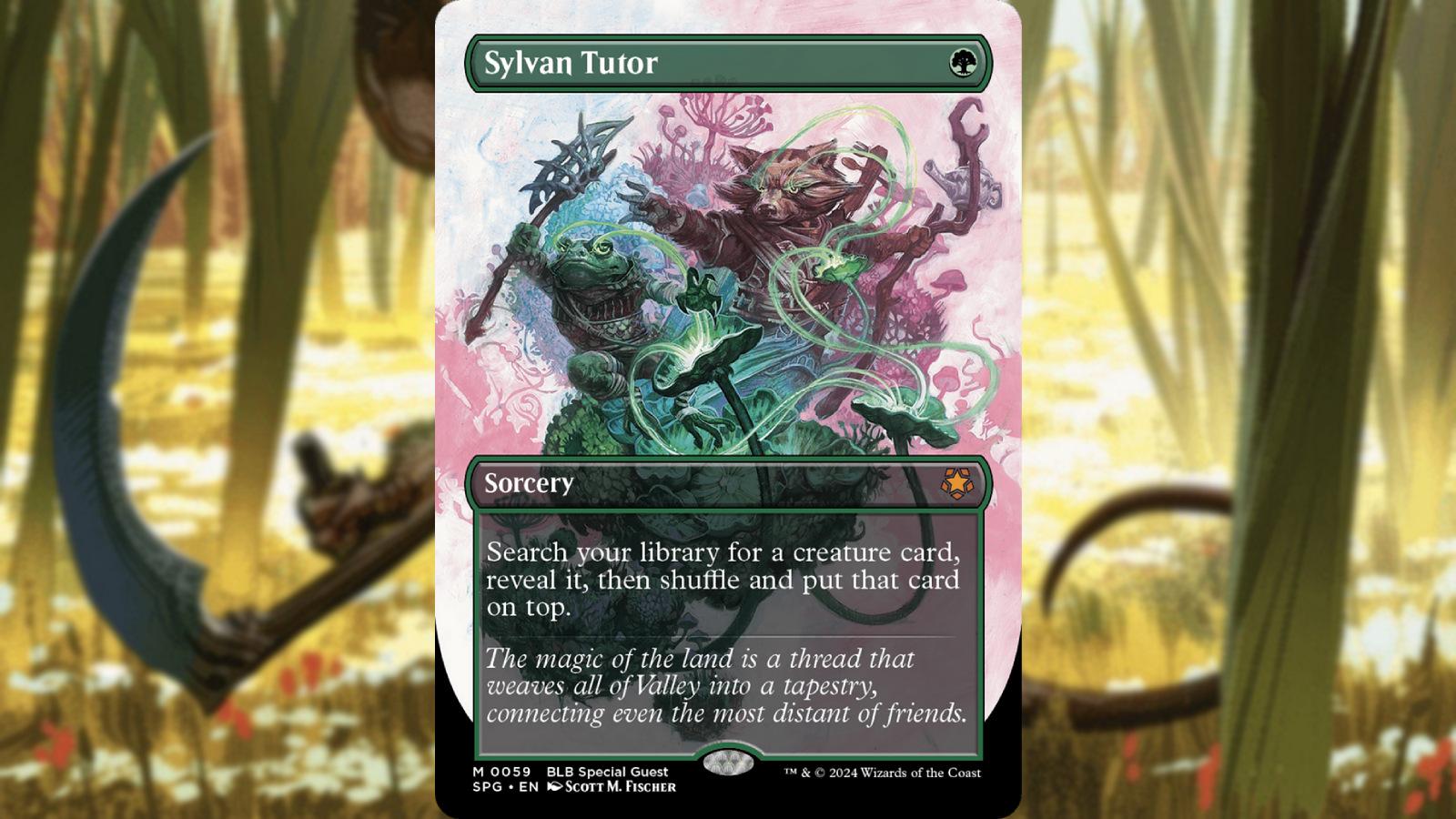 MTG Bloomburrow Sylvan Tutor