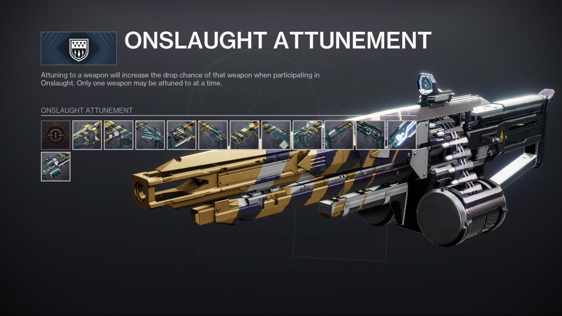 Onslaught Attunement in Destiny 2