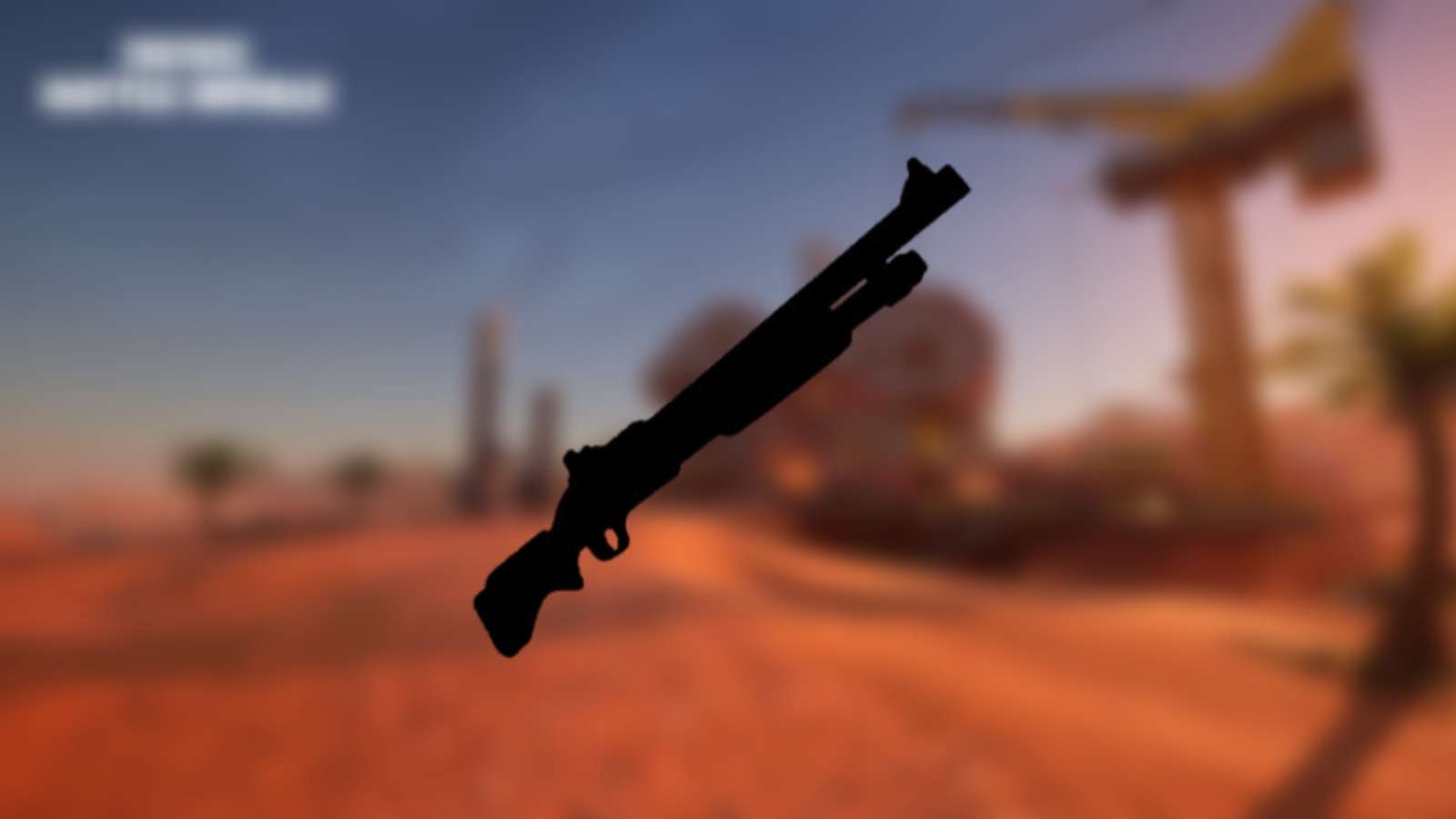 A screenshot featuring the Hammer Pump Shotgun in Fortnite.