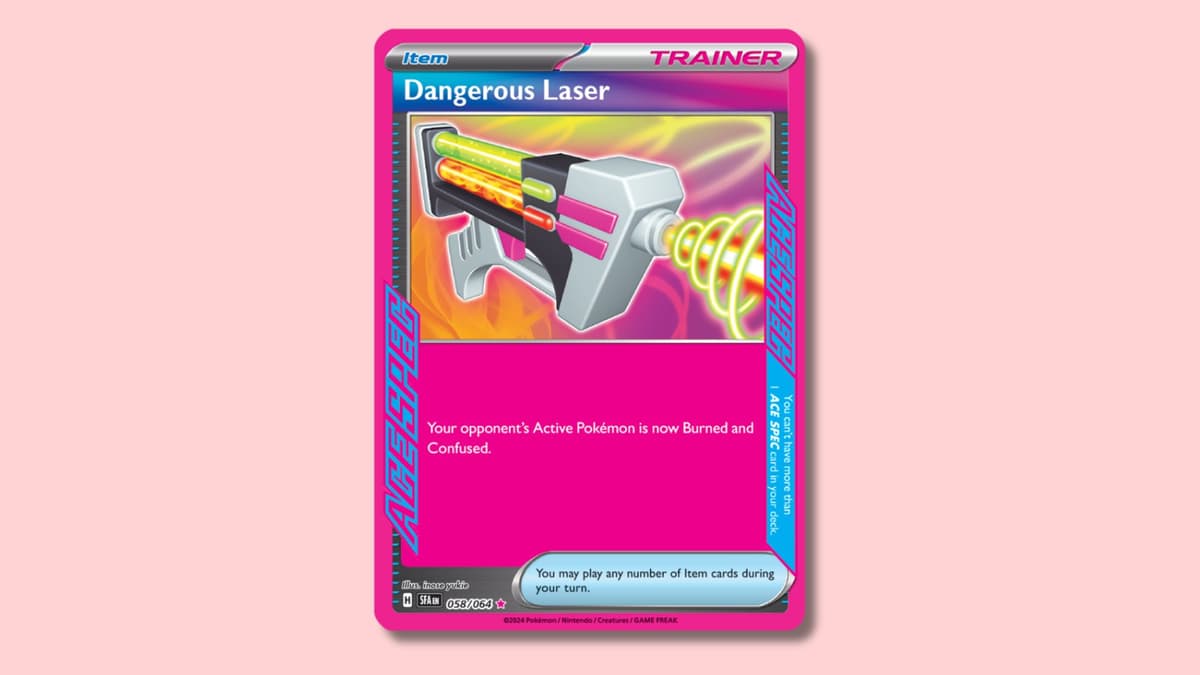 Dangerous Laser ACE SPEC Pokemon card.