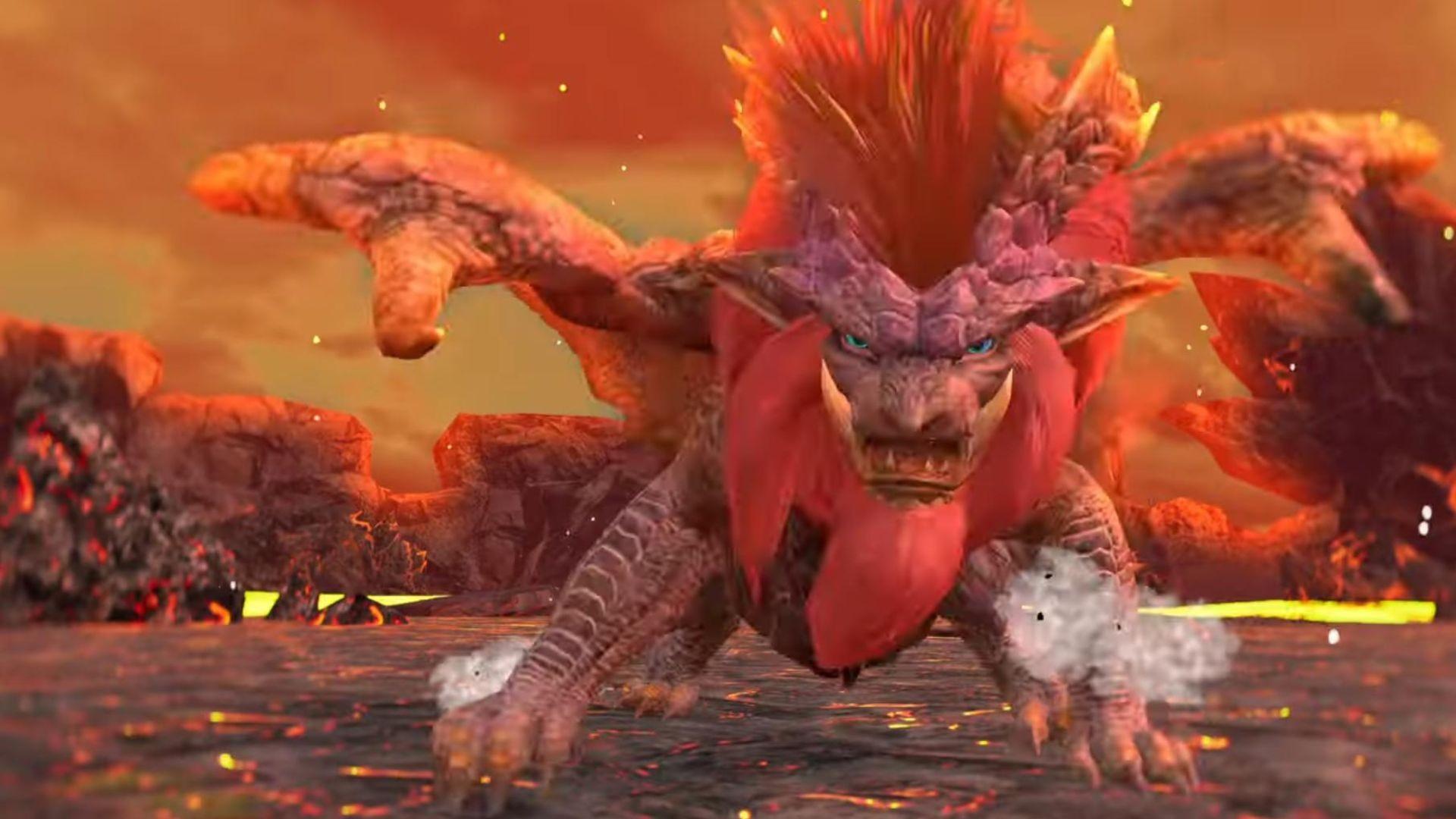 Teostra in Monster Hunter Now