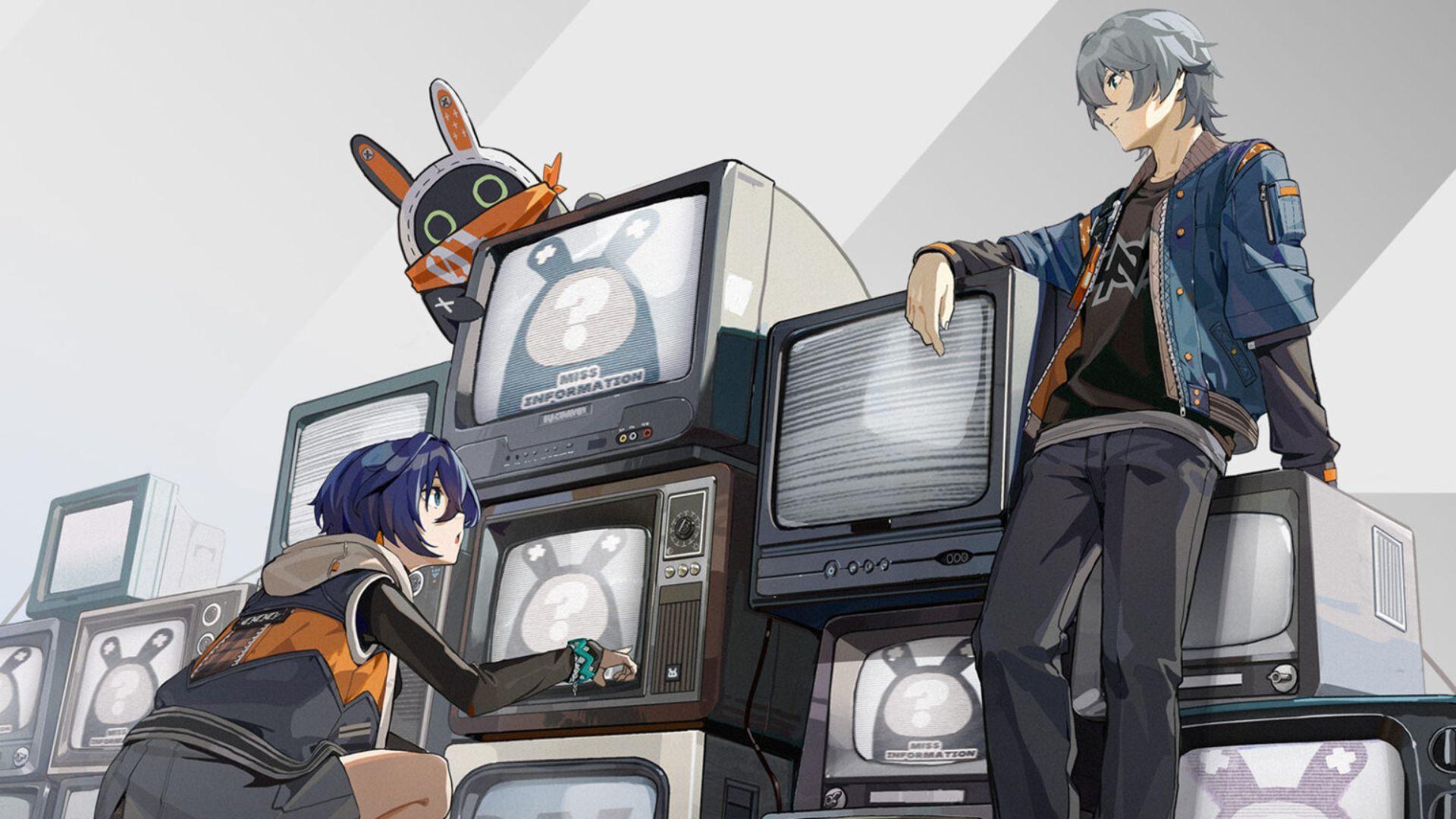 ZZZ protags with TVs