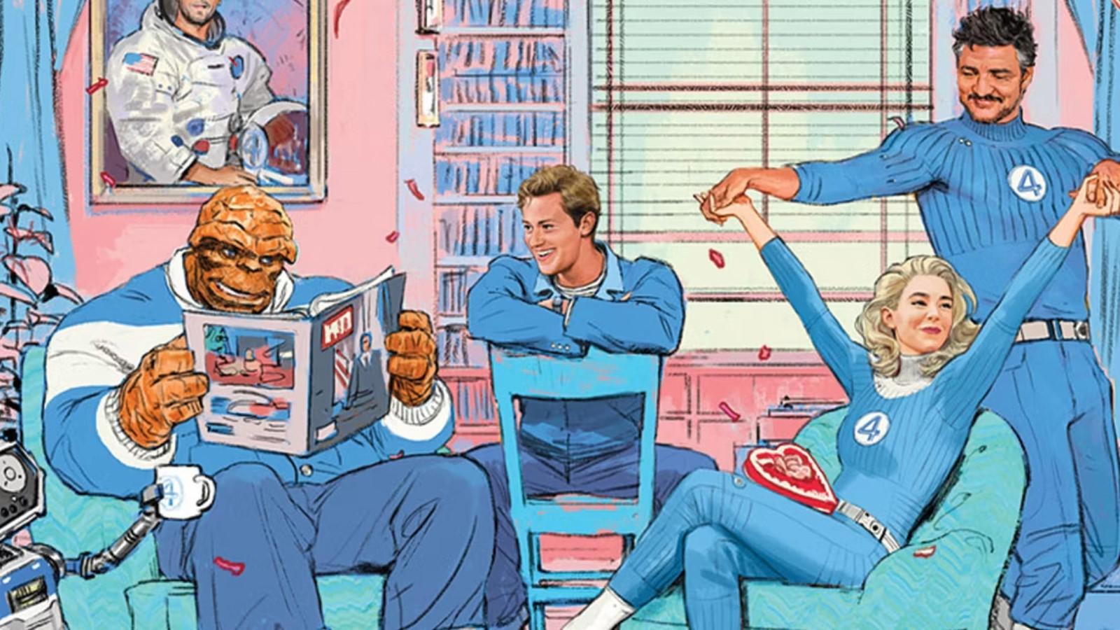 Art of the Fantastic Four released by Marvel