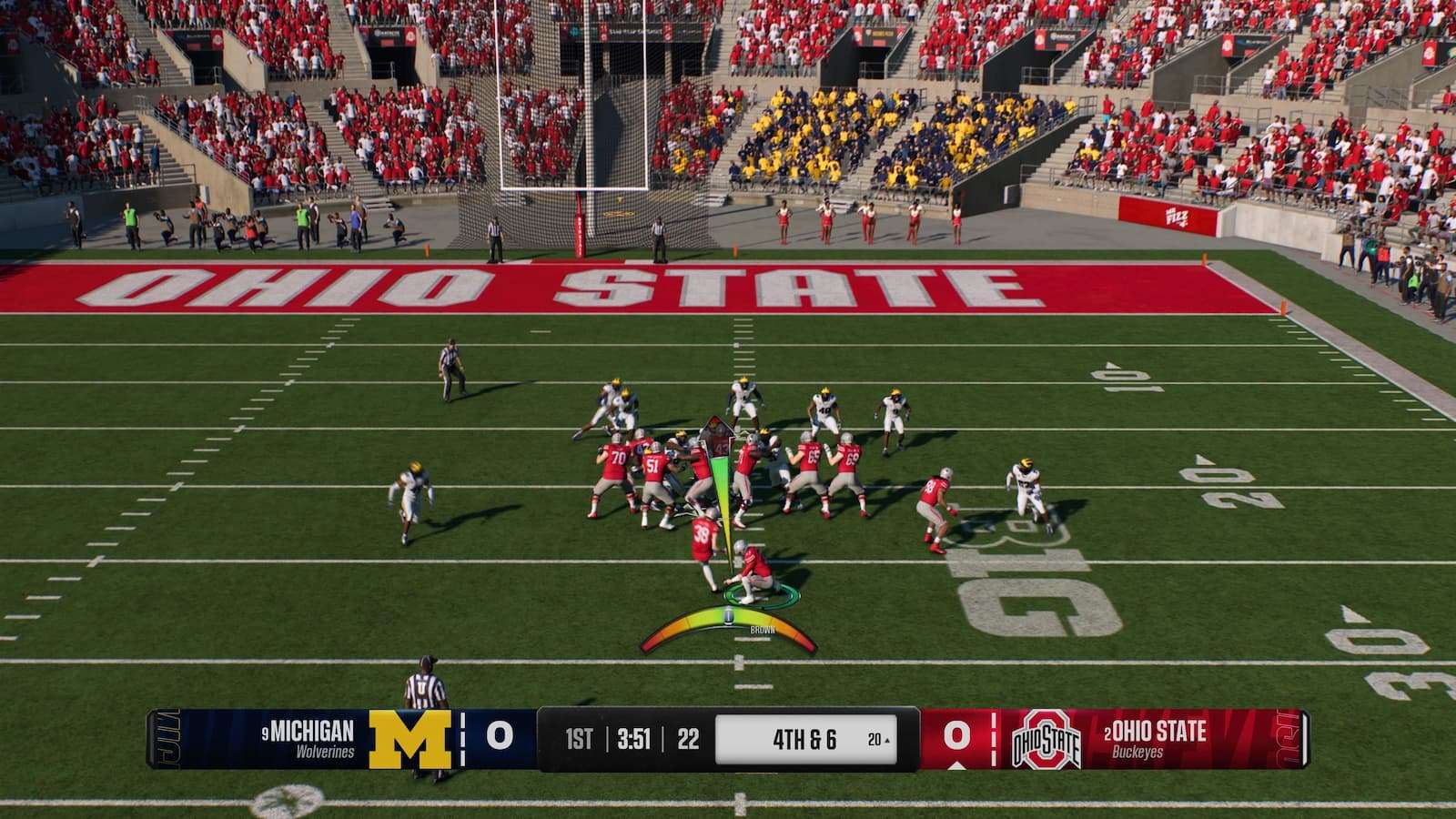 College Football 25 update addresses frequent roughing the kicker