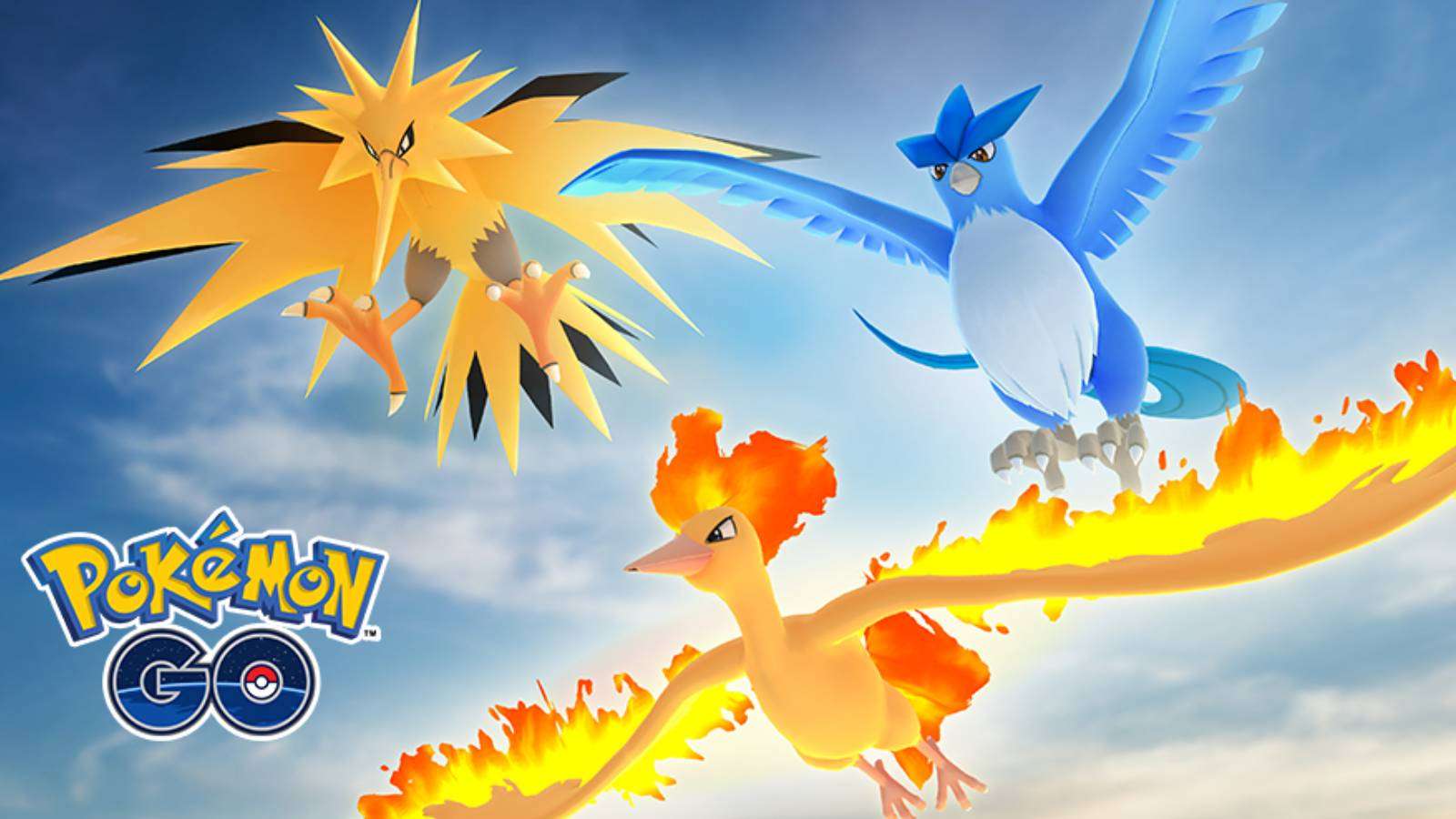 Pokemon Go key art shows several Legendary Pokemon