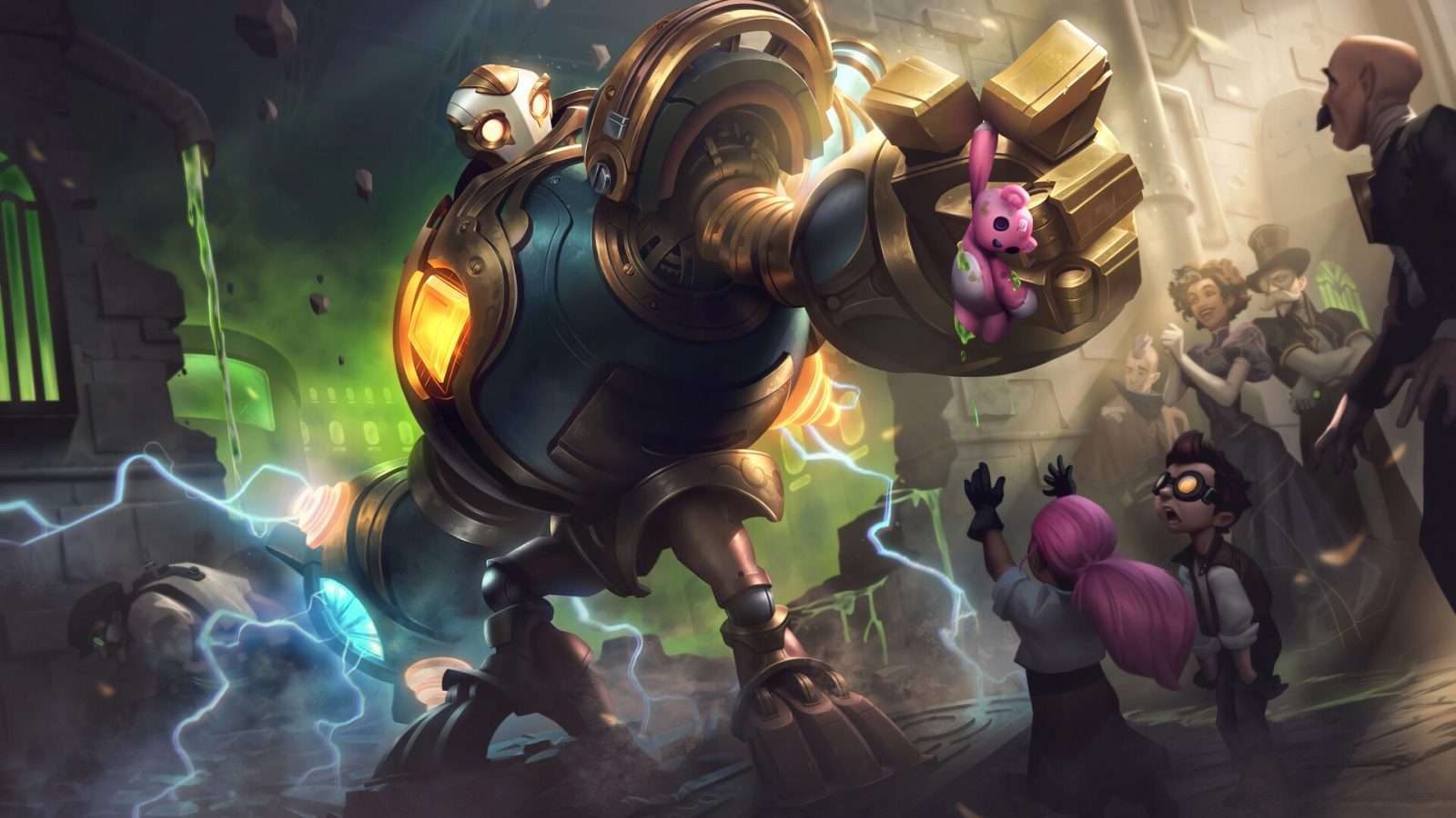 Victorious Blitzcrank Splash Art