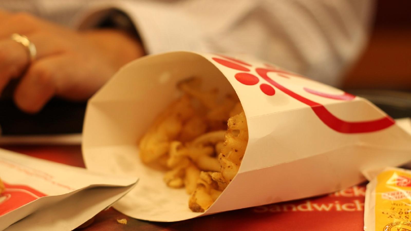 Waffle Fries chick fil a