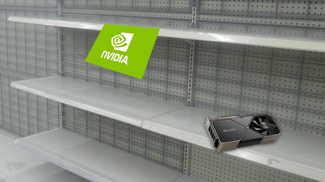 Графические процессоры Nvidia серии RTX 40 страдают от нехватки поставок: утечка