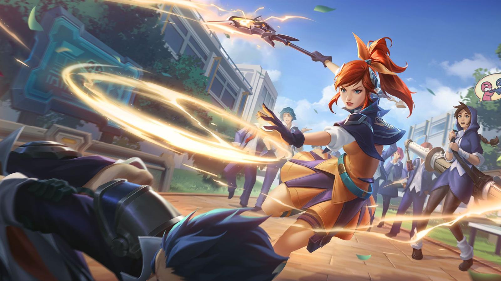 Battle Academia Lux Splash Art