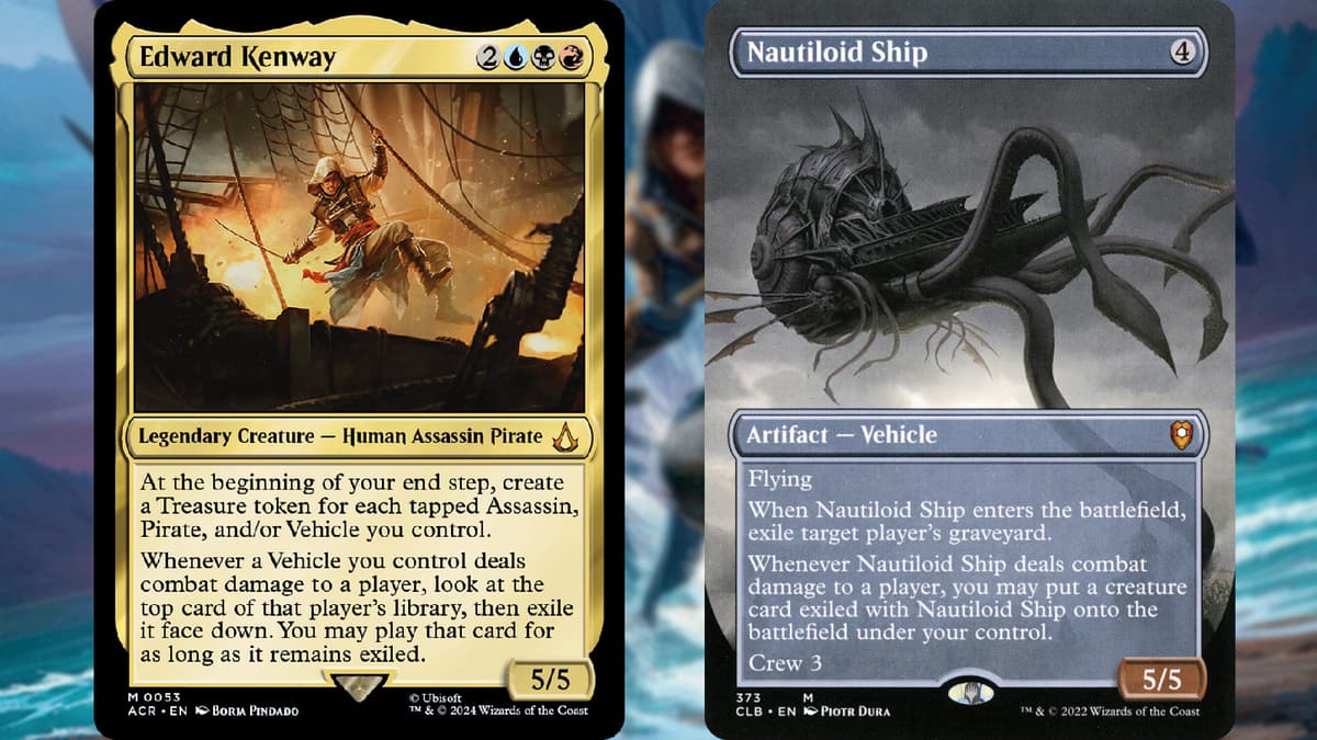 MTG Edward Kenway and Nautiloid