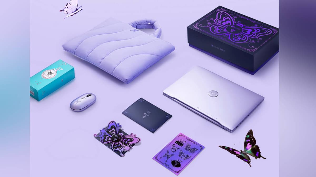 Image of the Asus x Anna Sui laptop bundle.