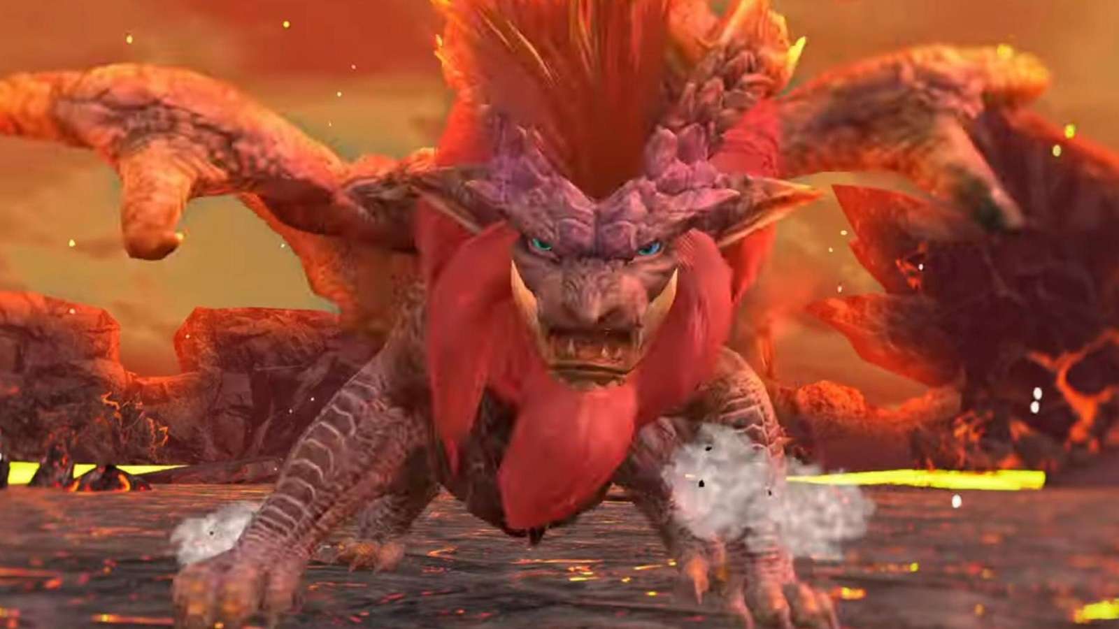 Teostra snarling