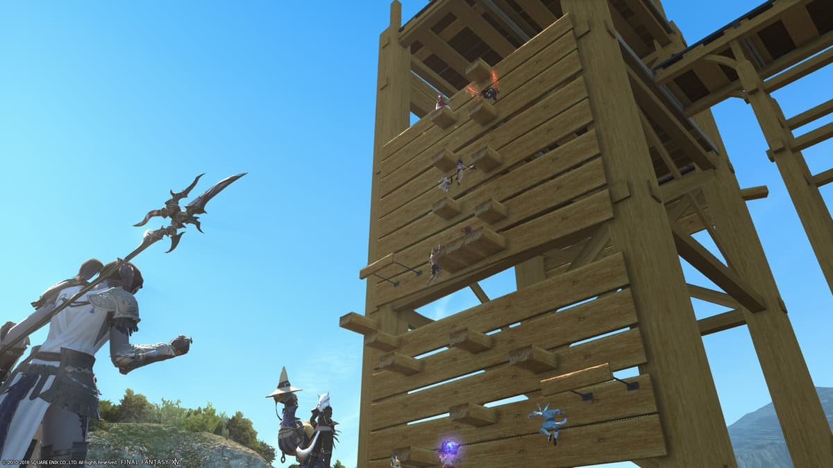 Moonfire Faire Jump Tower FFXIV