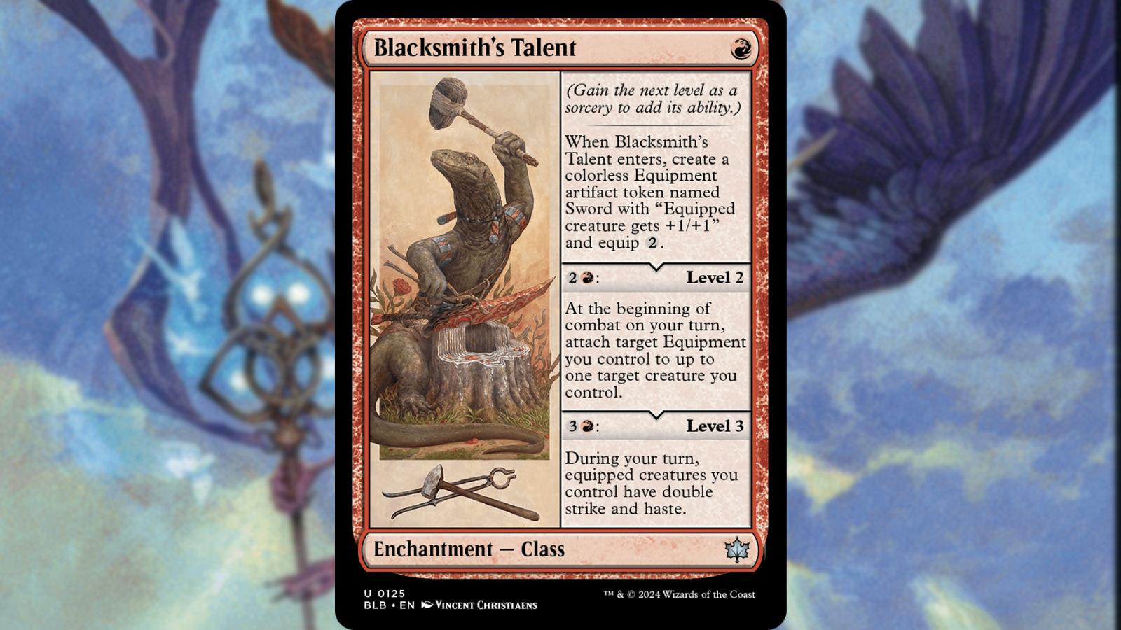 MTG Bloomburrow Blacksmith