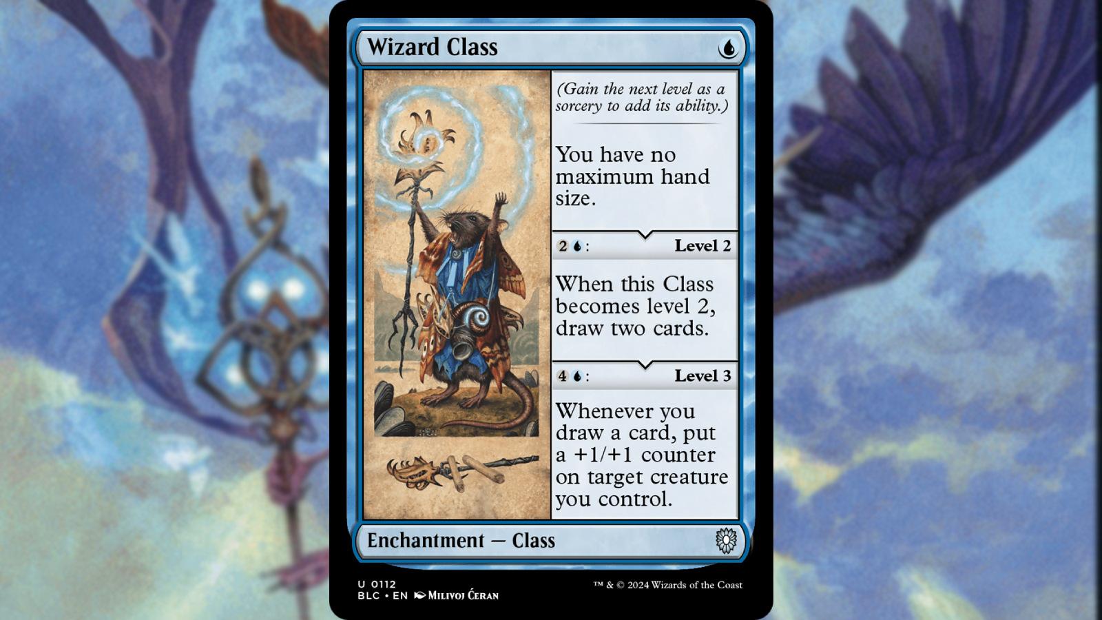 MTG Bloomburrow Wizard