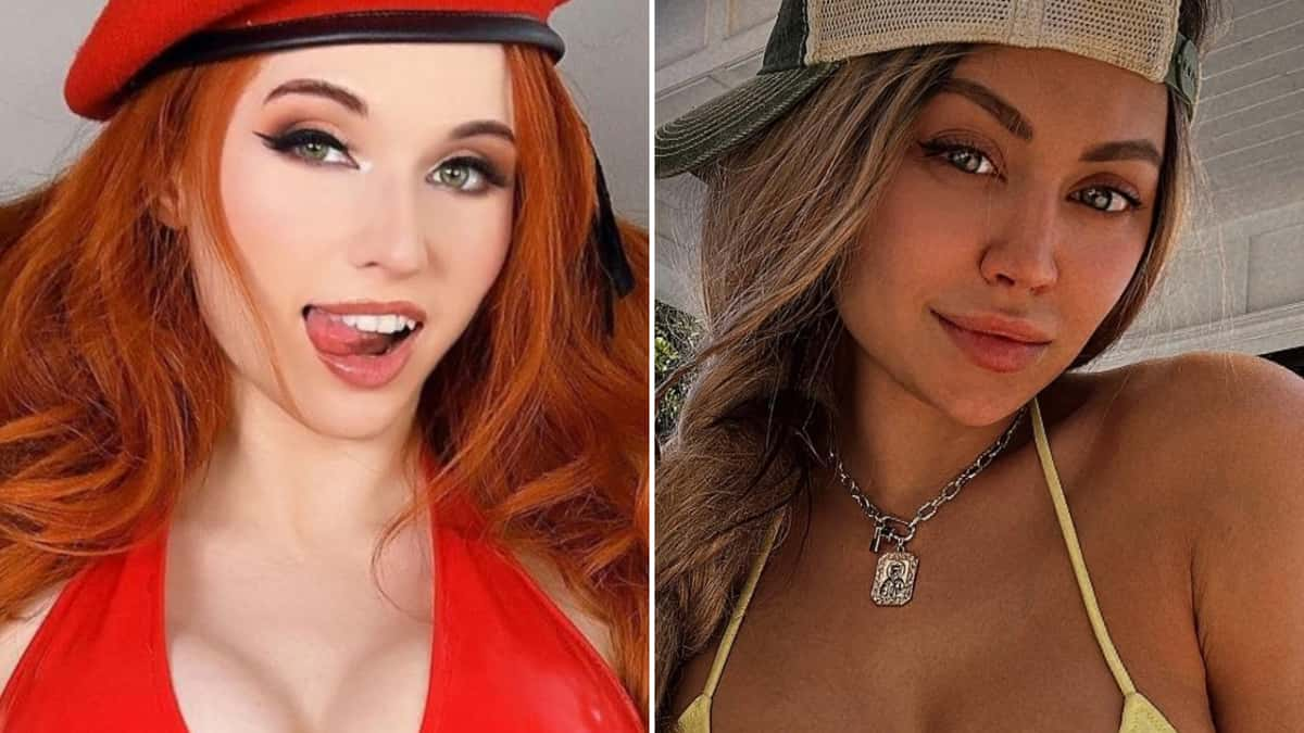 amouranth and mira side-by-side