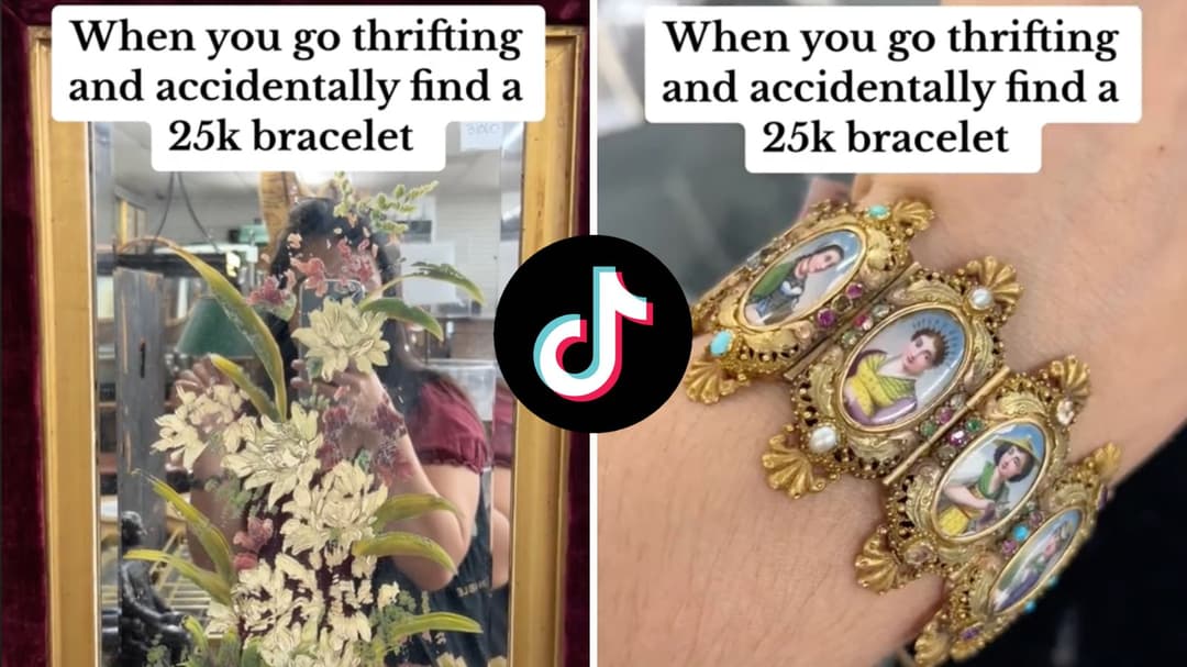 Woman stunned after finding bracelet worth $25K at church thrift shop - Dexerto