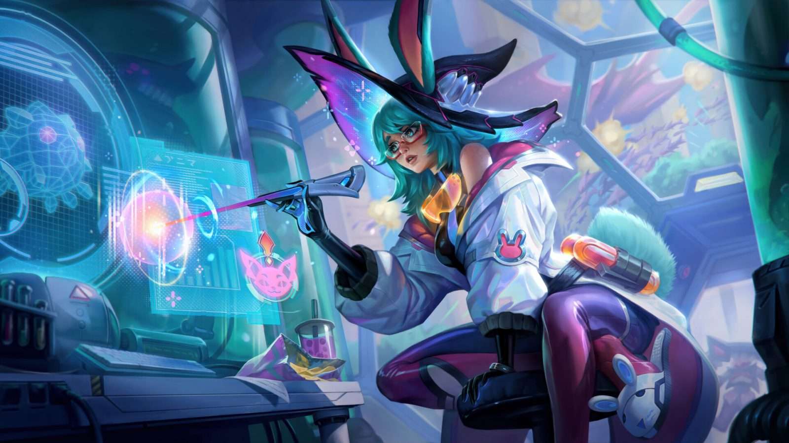 battle Bunny Aurora Splash Art