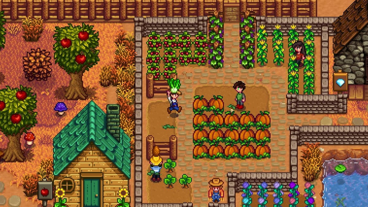 A screenshot from Stardew Valley.