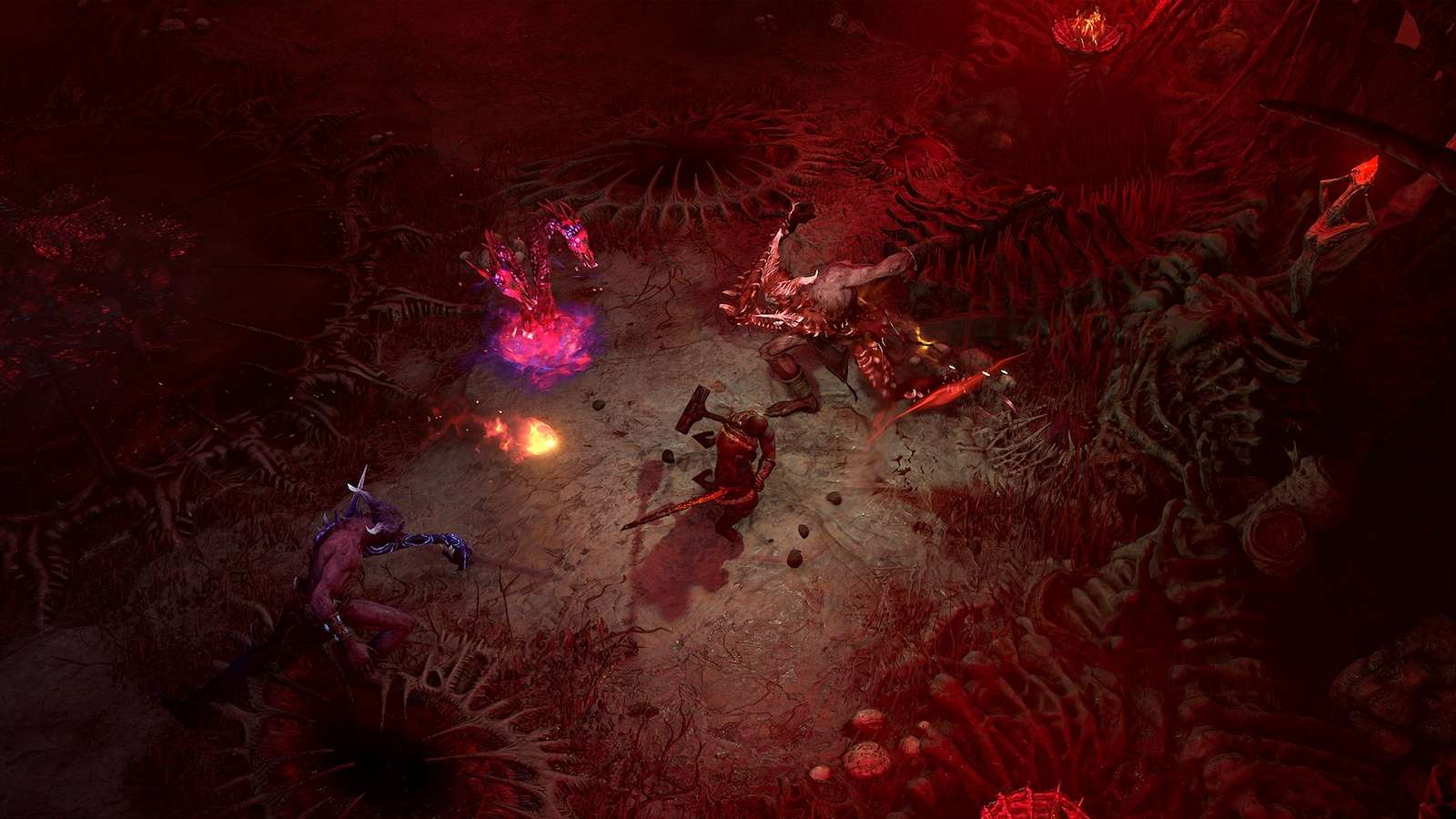 Diablo 4 Infernal Hordes combat